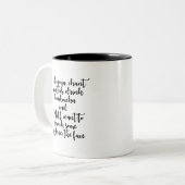 ヨガ引用文 ツートーンマグカップ (正面左)