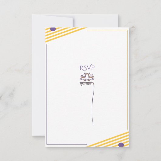 ヨガ応答カード 出欠カード (裏面)