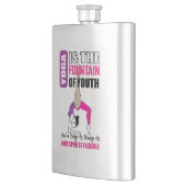 ヨガ愛好家のためのフラスコ引用文 フラスク (左)