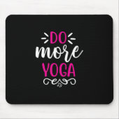 ヨガ愛好家 |ヨガアートをもっと楽しむ マウスパッド (正面)