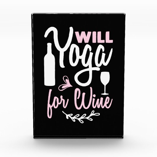ヨガ愛好家 | Will Yoga For Wine フォトブロック (正面)