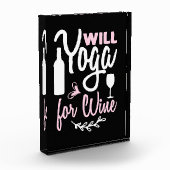 ヨガ愛好家 | Will Yoga For Wine フォトブロック (左)