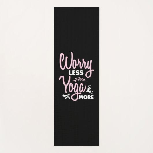 ヨガ愛好家 | Worry Less Yoga More ヨガマット (正面)