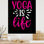 ヨガ愛好家 | Yoga Is Life ポスター (キッチン)