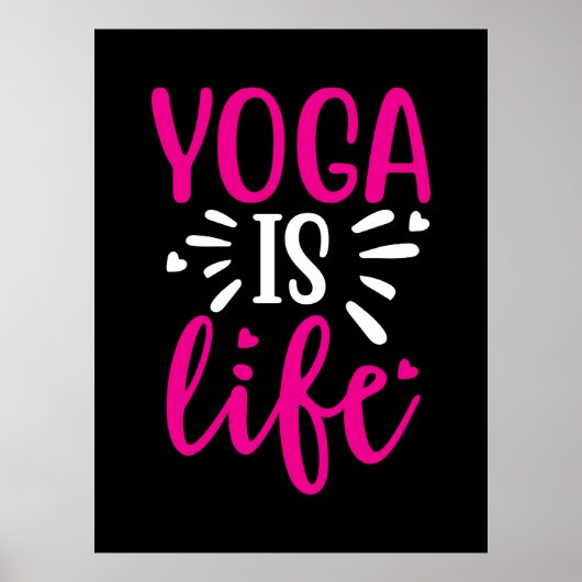 ヨガ愛好家 | Yoga Is Life ポスター (正面)