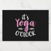 ヨガ愛好家 | Yoga OClock スパークリングワインラベル (シングルラベル)