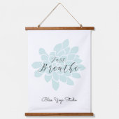 ヨガ感動的引用文曼荼羅 吊り下げ型タペストリー (正面2)