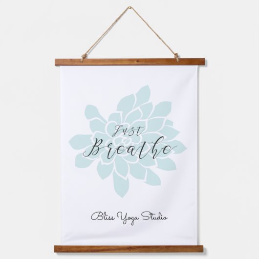 ヨガ感動的引用文曼荼羅 吊り下げ型タペストリー (正面2)