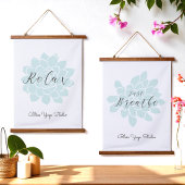 ヨガ感動的引用文曼荼羅 吊り下げ型タペストリー