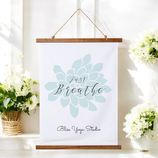 ヨガ感動的引用文曼荼羅 吊り下げ型タペストリー