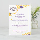 ヨガ招待状 招待状 (スタンド正面)