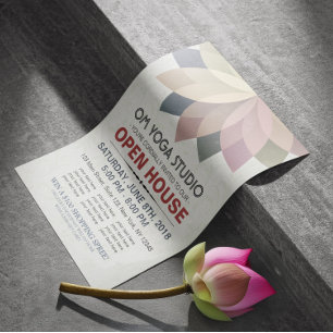 ヨガ指導者スタジオオープンハウス ロータスマンダラ チラシ