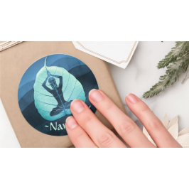 ヨガ指導者 瞑想 ポーズ ボディリーフカット ラウンドシール