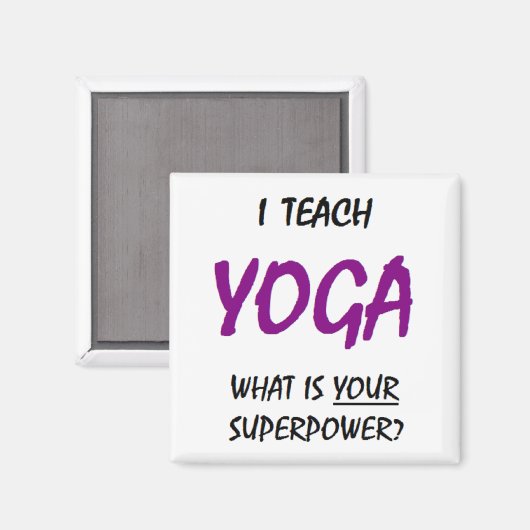ヨガ教え マグネット (正面/裏面)