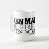 ヨガ文字のための十分の人 マグカップ (正面左)