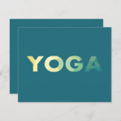 ヨガ文字 (正面/裏面)