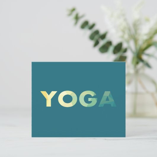 ヨガ文字 (スタンド正面)