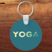 ヨガ文字 キーホルダー (正面)