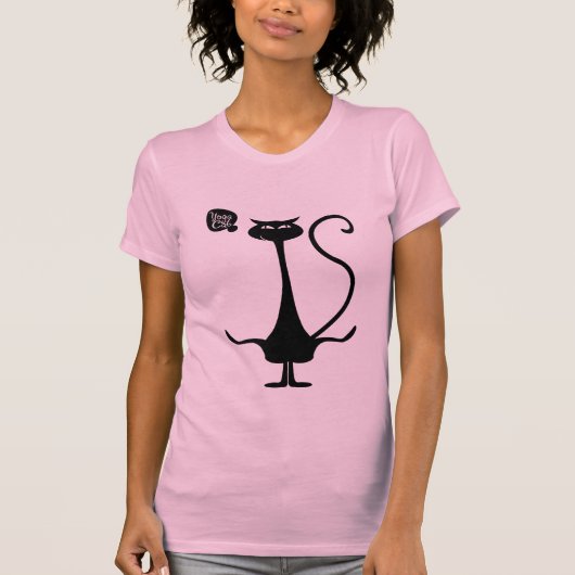 ヨガ猫の隠れ家 Tシャツ (正面)