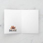 ヨガ猫グリーティングカード シーズンカード (内部)