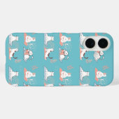 ヨガ猫蓮のポーズ Case-Mate iPhoneケース (裏面 (横))