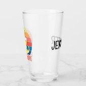 ヨガ猫 タンブラーグラス (左)