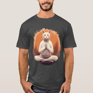 ヨガ猫Tシャツ Tシャツ