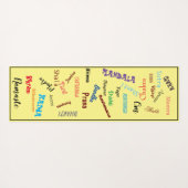 ヨガ用語 ヨガマット (裏面(横))