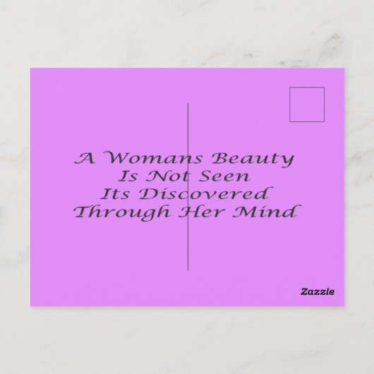 ヨガ瞑想くつろぎ淡い色の紫ホワイトヨガ ポストカード (裏面)