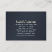 ヨガ瞑想インストラクターギフト証明書OM 割引カード (裏面)