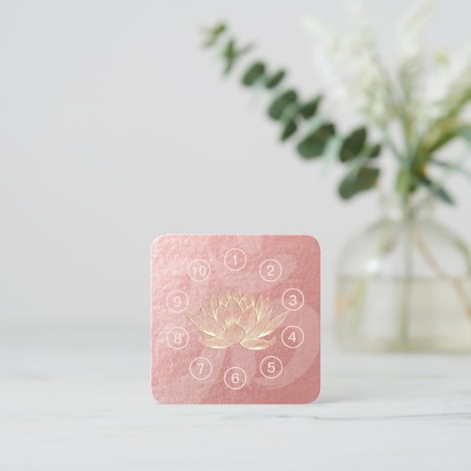 ヨガ瞑想インストラクタークラスパスロイヤリティカード ロイヤリティカード (スタンド正面)