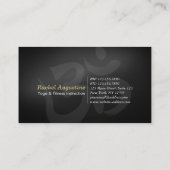 ヨガ瞑想インストラクタークラスパスロイヤリティカード ロイヤリティカード (裏面)