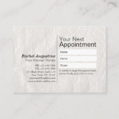 ヨガ瞑想インストラクタークラスパスロイヤリティカード ロイヤリティカード (裏面)