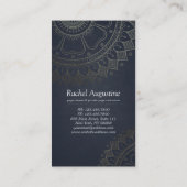 ヨガ瞑想インストラクタークラスパスロイヤリティカード ロイヤリティカード (裏面)