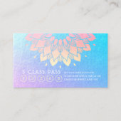 ヨガ瞑想インストラクタークラスパスロイヤリティカード ロイヤリティカード (正面)