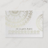 ヨガ瞑想インストラクタークラスパスロイヤリティカード ロイヤリティカード (正面)