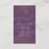 ヨガ瞑想インストラクタークラスパスロイヤリティカード ロイヤリティカード (裏面)