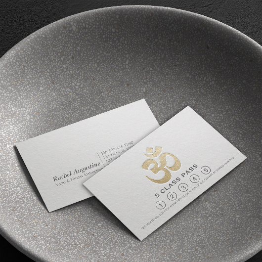 ヨガ瞑想インストラクタークラスパスロイヤリティカード ロイヤリティカード