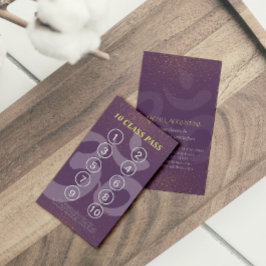 ヨガ瞑想インストラクタークラスパスロイヤリティカード ロイヤリティカード