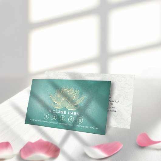ヨガ瞑想インストラクタークラスパスロイヤリティカード ロイヤリティカード