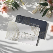 ヨガ瞑想インストラクタークラスパスロイヤリティカード ロイヤリティカード