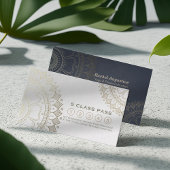 ヨガ瞑想インストラクタークラスパスロイヤリティカード ロイヤリティカード