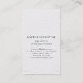 ヨガ瞑想インストラクタークラスパスロイヤリティカード ロイヤリティカード (裏面)