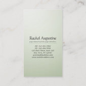 ヨガ瞑想インストラクタークラスパスロイヤリティカード ロイヤリティカード (裏面)