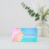 ヨガ瞑想インストラクタークラスパスロイヤリティカード ロイヤリティカード (スタンド正面)