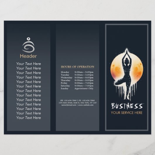 ヨガ瞑想インストラクターツリーポーズフルムーン (正面)