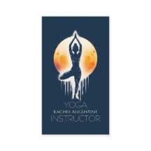 ヨガ瞑想インストラクターツリーポーズフルムーン