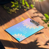 ヨガ瞑想インストラクターバラゴールドフォイルマンダラ クリップボード