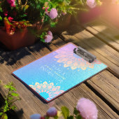 ヨガ瞑想インストラクターバラゴールドフォイルマンダラ クリップボード