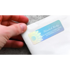 ヨガ瞑想インストラクターバラゴールドフォイルマンダラ ラベル